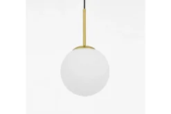 Lampada a sospensione a sfera ottone FREDICA D30