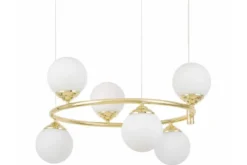 LAMPADA A SOSPENSIONE CLASSICA ORO FINO RING W6