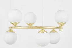LAMPADA A SOSPENSIONE CLASSICA ORO FINO RING W6