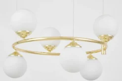 LAMPADA A SOSPENSIONE CLASSICA ORO FINO RING W6