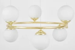 LAMPADA A SOSPENSIONE CLASSICA ORO FINO RING W6