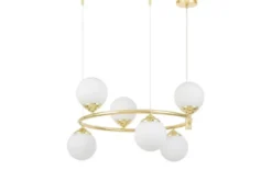 LAMPADA A SOSPENSIONE CLASSICA ORO FINO RING W6
