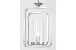 LAMPADA A SOSPENSIONE CROMATA BENTON W1