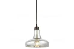 Lampada a sospensione design moderno vetro fumè AVONI