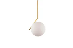 Lampada a sospensione di design a sfera oro caldo SORENTO D20