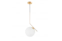 Lampada a sospensione di design a sfera oro caldo SORENTO D30