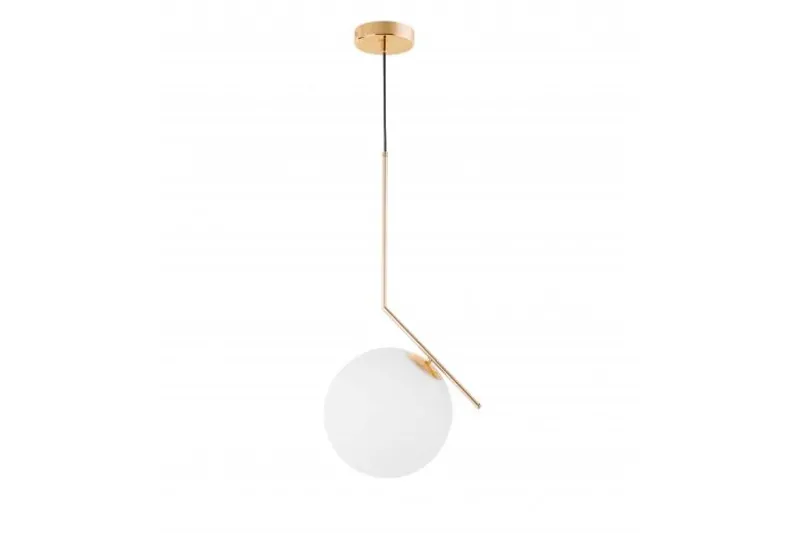 Lampada a sospensione di design a sfera oro caldo SORENTO D30