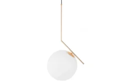 Lampada a sospensione di design a sfera oro caldo SORENTO D30