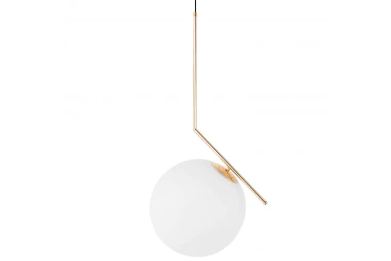 Lampada a sospensione di design a sfera oro caldo SORENTO D30