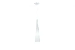 Lampada a sospensione di design in vetro bianco MORRATE W1