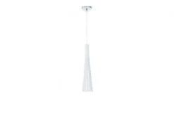Lampada a sospensione di design in vetro bianco MORRATE W1