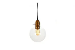 Lampada a sospensione di design moderno a sfera in vetro CALVI