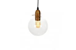 Lampada a sospensione di design moderno a sfera in vetro CALVI
