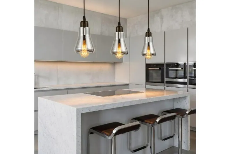 Lampada a sospensione di design moderno in vetro BONIO