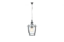 Lampada a sospensione in stile industriale vintage di metallo cromato BROOKLYN W1