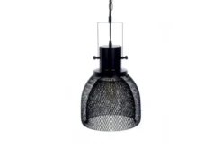 Lampada a sospensione in stile industriale vintage gabbia FRATTON Nero