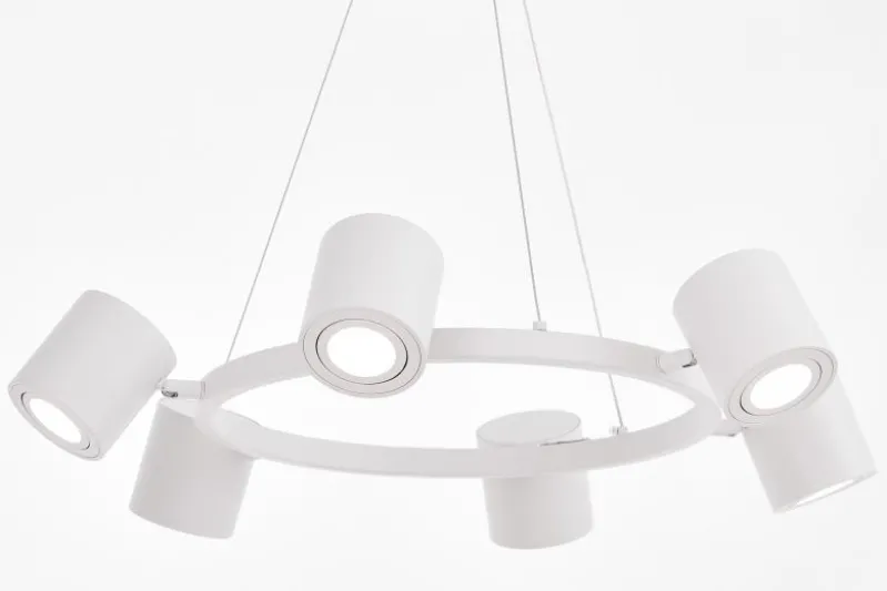 LAMPADA A SOSPENSIONE MODERNA BIANCA BOLT W6