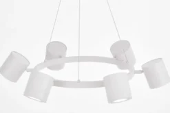 LAMPADA A SOSPENSIONE MODERNA BIANCA BOLT W6