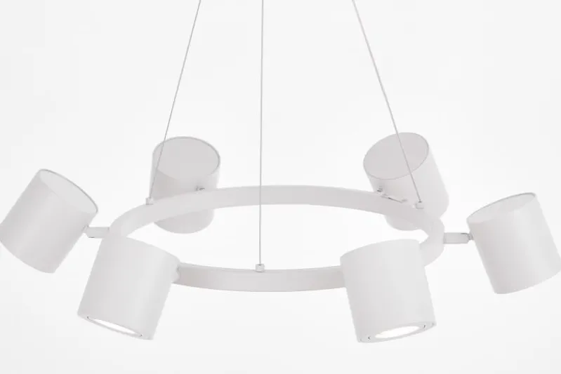 LAMPADA A SOSPENSIONE MODERNA BIANCA BOLT W6