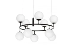 LAMPADA A SOSPENSIONE MODERNA BIANCO E NERO CEREDO NEO W10
