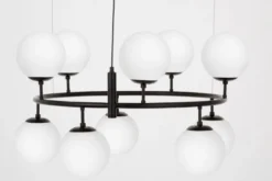 LAMPADA A SOSPENSIONE MODERNA BIANCO E NERO CEREDO NEO W10