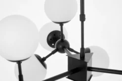 LAMPADA A SOSPENSIONE MODERNA BIANCO E NERO ZODIAK W12