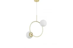 LAMPADA A SOSPENSIONE MODERNA CLASSICA ORO LEDO W2