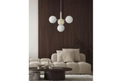LAMPADA A SOSPENSIONE MODERNA CLASSICA ORO LEDO W4