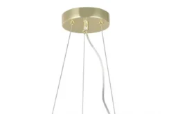LAMPADA A SOSPENSIONE MODERNA CLASSICA ORO LEDO W9