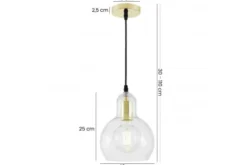 LAMPADA A SOSPENSIONE MODERNA CLASSICA ORO MORO 1A