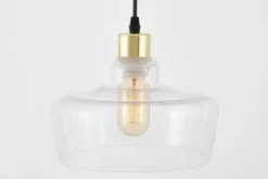 LAMPADA A SOSPENSIONE MODERNA CLASSICA ORO MORO 1D