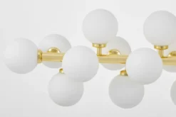LAMPADA A SOSPENSIONE MODERNA CLASSICA ORO PETRICA W24