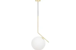 LAMPADA A SOSPENSIONE MODERNA CLASSICA ORO SORENTO D25