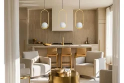 LAMPADA A SOSPENSIONE MODERNA CLASSIC GOLD VERO 1B