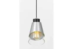 Lampada a sospensione moderna cono cromato FABRO W1