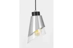 Lampada a sospensione moderna cono cromato FABRO W1
