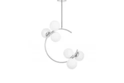 LAMPADA A SOSPENSIONE MODERNA CROMATA BONIO W6