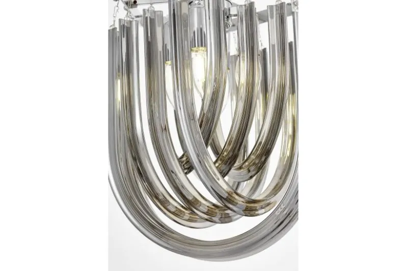 LAMPADA A SOSPENSIONE MODERNA CROMATA BOSCONE D30
