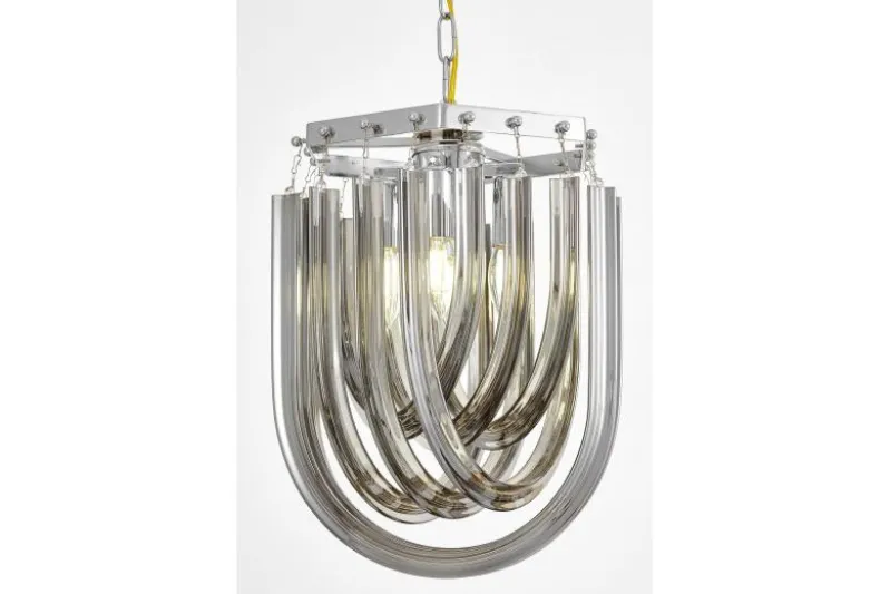 LAMPADA A SOSPENSIONE MODERNA CROMATA BOSCONE D30