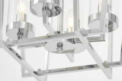LAMPADA A SOSPENSIONE MODERNA CROMO ARES W4