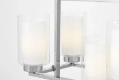 LAMPADA A SOSPENSIONE MODERNA CROMO LINO W8