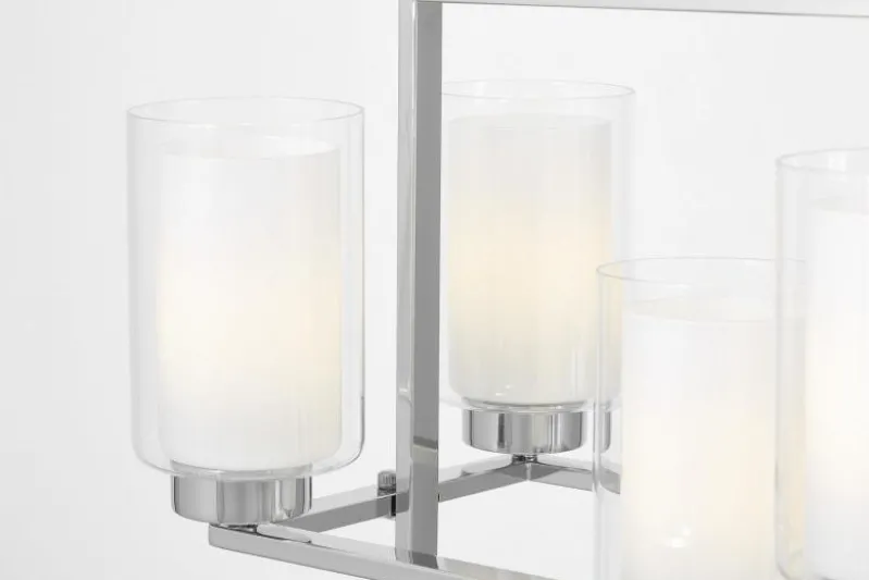 LAMPADA A SOSPENSIONE MODERNA CROMO LINO W8