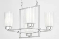 LAMPADA A SOSPENSIONE MODERNA CROMO LINO W5