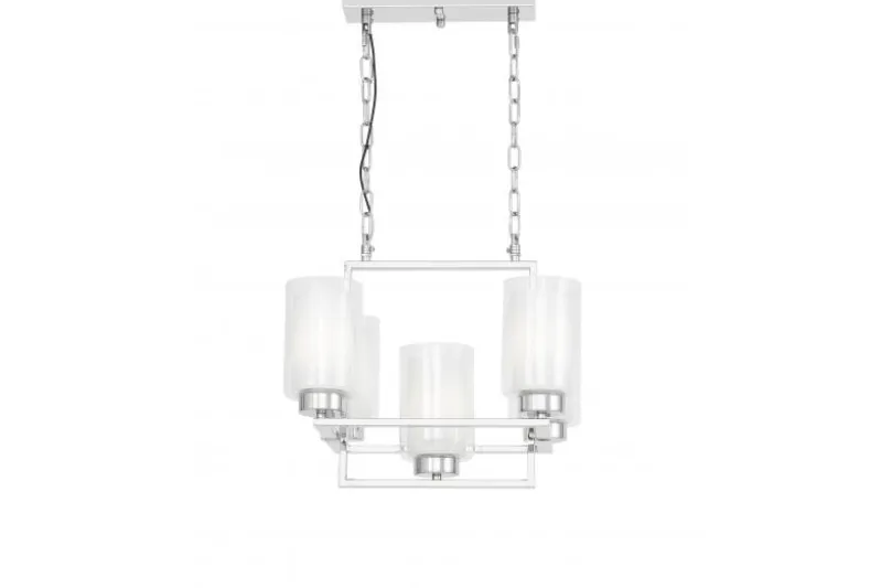 LAMPADA A SOSPENSIONE MODERNA CROMO LINO W5