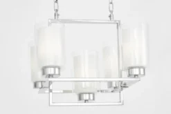 LAMPADA A SOSPENSIONE MODERNA CROMO LINO W5
