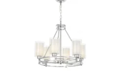 LAMPADA A SOSPENSIONE MODERNA CROMO MARIETTA W6
