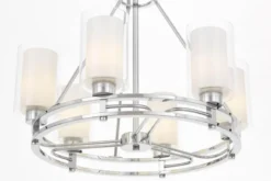 LAMPADA A SOSPENSIONE MODERNA CROMO MARIETTA W6