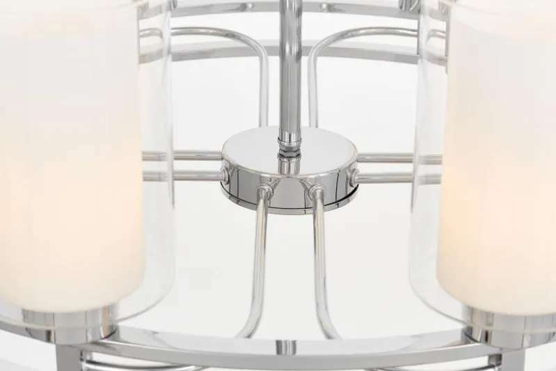 LAMPADA A SOSPENSIONE MODERNA CROMO MARIETTA W8