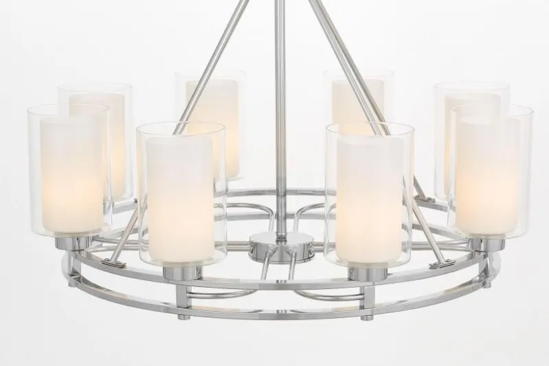 LAMPADA A SOSPENSIONE MODERNA CROMO MARIETTA W8
