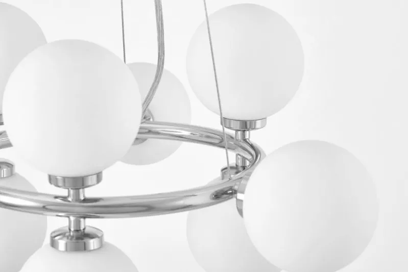 LAMPADA A SOSPENSIONE MODERNA CROMO MARSIADA W9